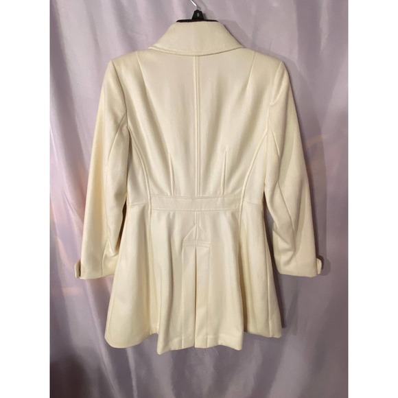 Double-Breasted Wool Blend Coat - Picture 9 of 12